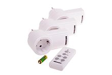 Радиоуправляемая розетка c пультом Rexant RX-003 (один пульт, три розетки) картинка